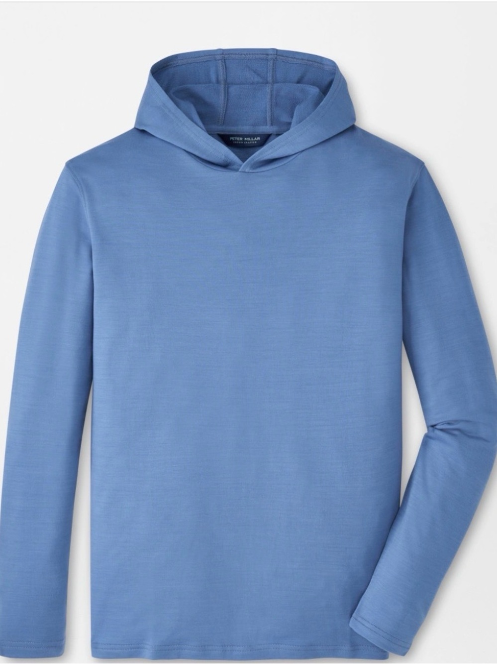 Peter Millar Crown Crafted Excursionist Flex Hoodie Storm Blue Mens Size Medium